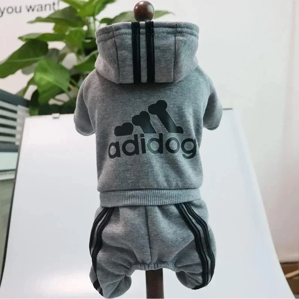 ADIDOG Tracksuit with Hoodie in Gray - BRAND NEW